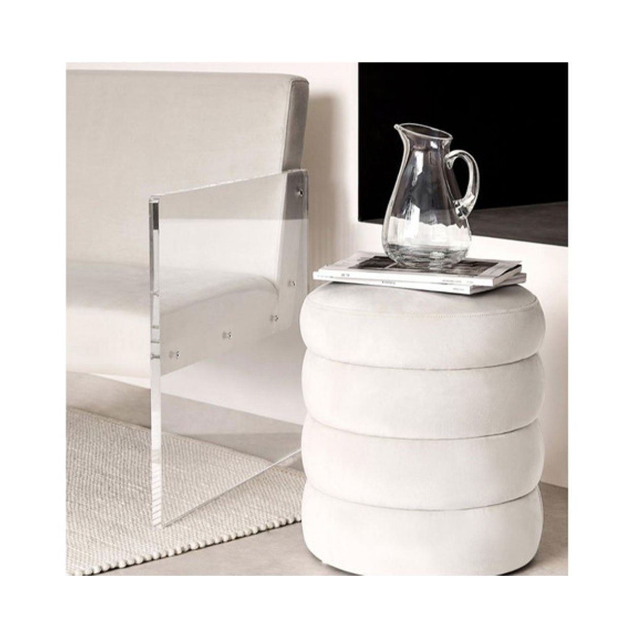 Puff Redondo Stef VQ Pana