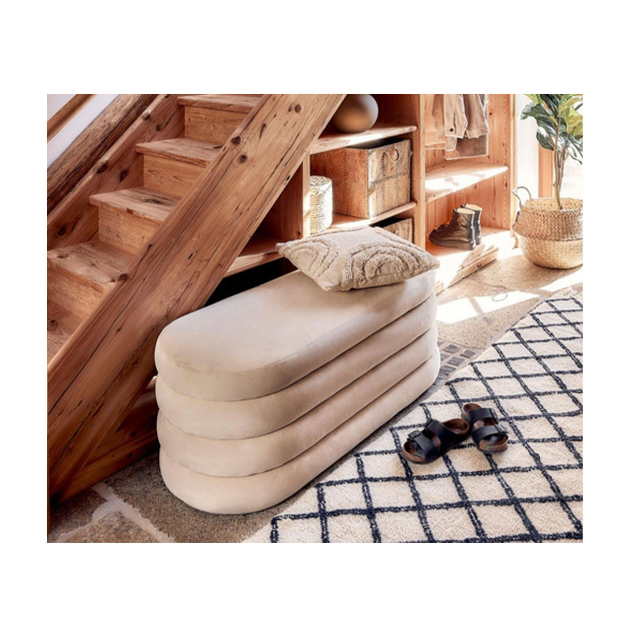 Puff Redondo Steft HD Pana Bairesdeluxe