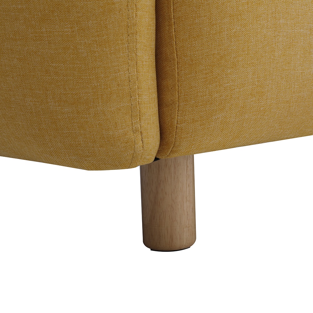 Sillón Moderno Cubic 2 Cuerpos Integrado Lino Antidesgarros