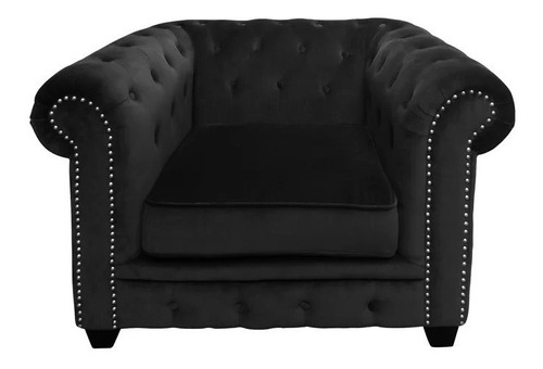 Sillón Sofá Chesterfield 1 Cuerpo Pana Antimanchas