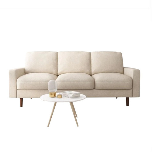 Sofá Sillón Bomani 3 Cuerpos Lino Antidesgarros