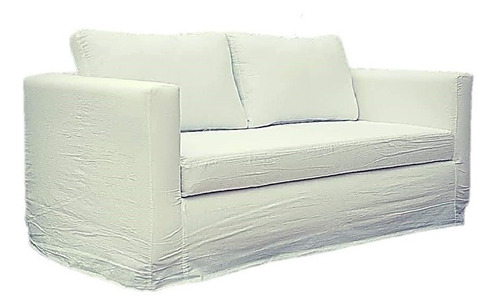 Combo Sillon Ghost 2 Cuerpos + Puff Todo en Funda Tussor