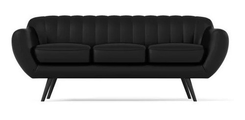 Combo Living Nórdico Daven Acanalado Sillon 3 Cuerpos + 2 Sillones 1 Cuerpo Pana Antimancha