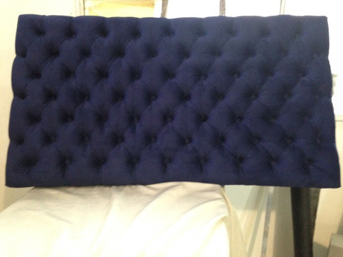 Respaldo Sommier Capitone Colgante 2 plazas Pana Antimanchas