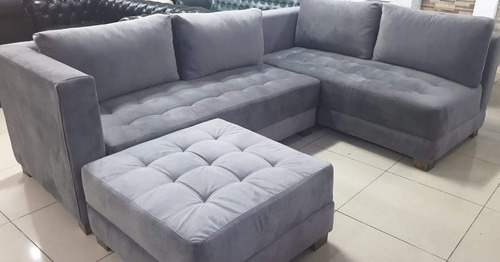 Sillon Esquinero Estelar 3 Modulos Pana Antimanchas