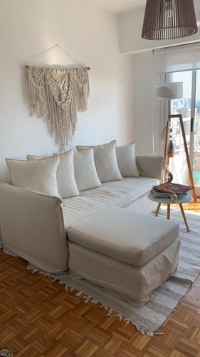 Sillon Ghost 3 Cuerpos + Puff Funda Tussor