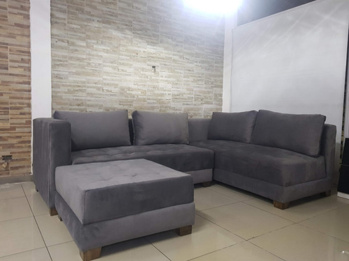 Sillon Esquinero Estelar 3 Modulos Pana Antimanchas