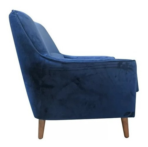 Sillón Sofá Nórdico Vintage Gadar 1 Cuerpo Pana Antimancha