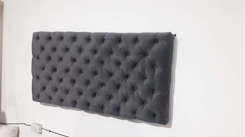 Respaldo Sommier Capitone Colgante 2 plazas Pana Antimanchas