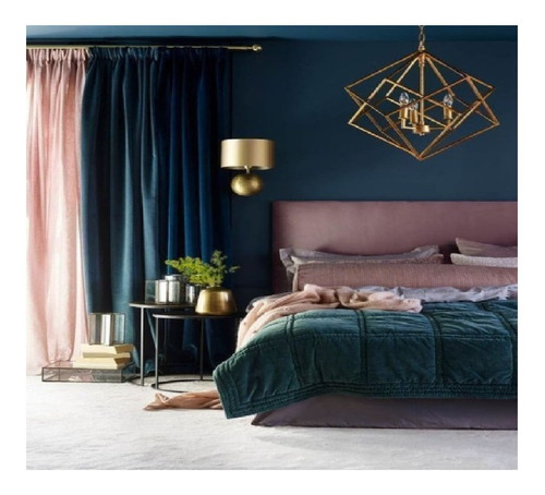 Respaldo Olak Sommier 2 Plazas 140cm X 120cm Liso Pana Anti-Manchas