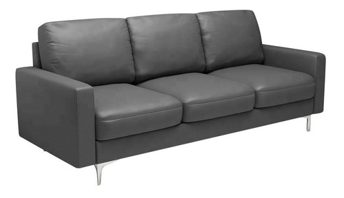Sofá Sillón Bomani 3 Cuerpos Eco-cuero