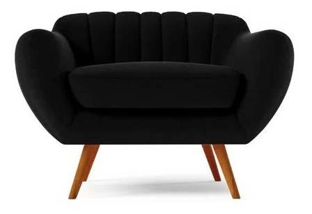 Combo Living Nórdico Daven Acanalado Sillon 3 Cuerpos + 2 Sillones 1 Cuerpo Pana Antimancha