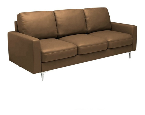 Sofá Sillón Bomani 3 Cuerpos Eco-cuero