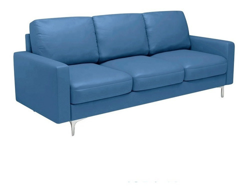 Sofá Sillón Bomani 3 Cuerpos Eco-cuero