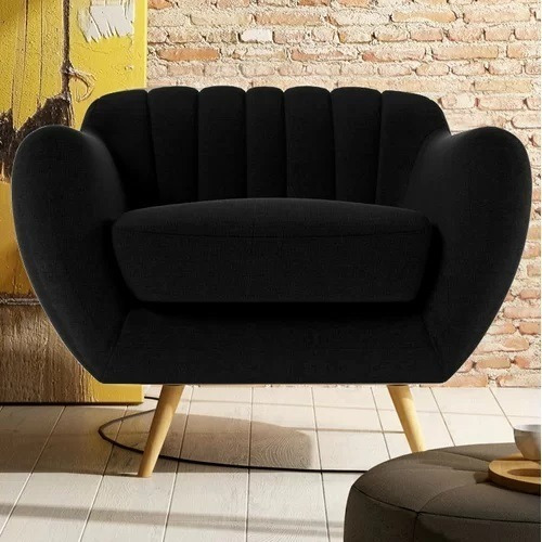 Combo Living Nórdico Daven Acanalado Sillon 3 Cuerpos + 2 Sillones 1 Cuerpo Pana Antimancha