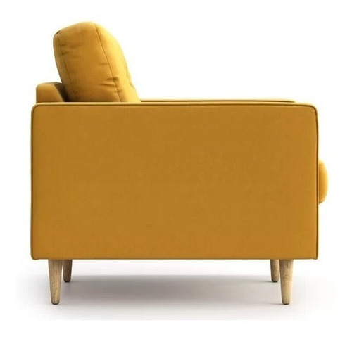 Sillón Sofá Ébano 1 Cuerpo Pana Antimancha