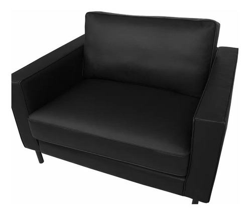 Sillón Moderno Demetrius Sofá 1 Cuerpo Ecocuero