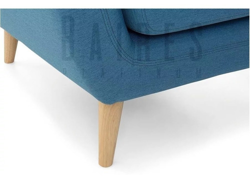 Sillón Nordiquito Vintage 1 Cuerpo Lino Antidesgarro