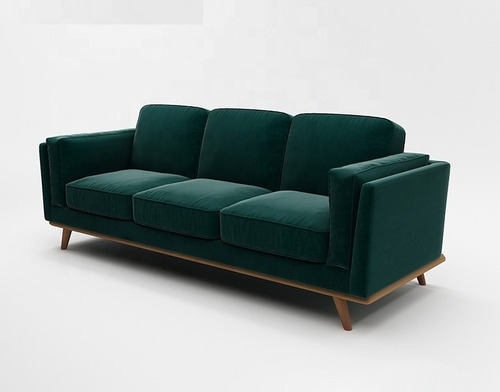 Sofá Sillón Alpino 3 Cuerpos Pana Antimanchas