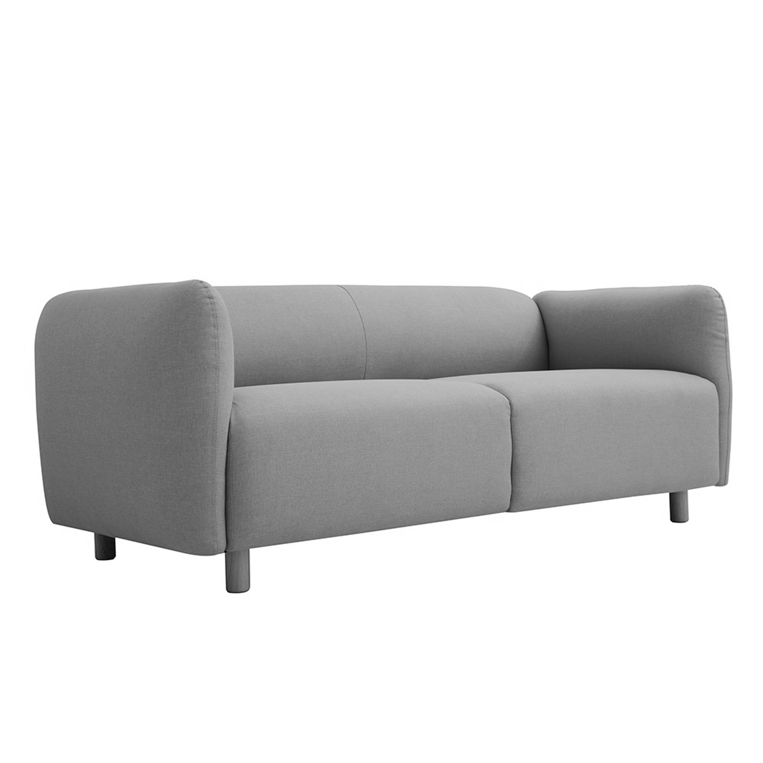 Sillón Moderno Cubic 2 Cuerpos Integrado Lino Antidesgarros