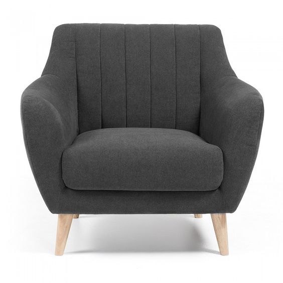 Sillón Nórdico Daven Un Cuerpo Pana Antimanchas