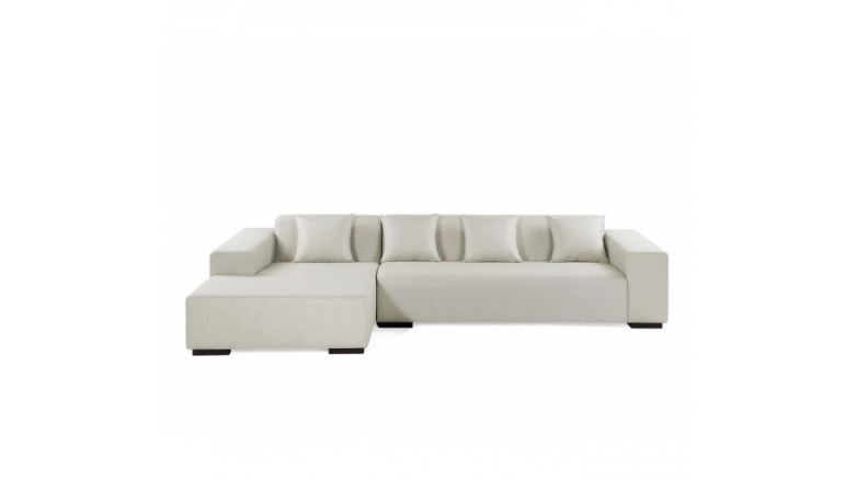 Sillón Sofá Esquinero Eliseo 3 Cuerpos Lino Antidesgarro