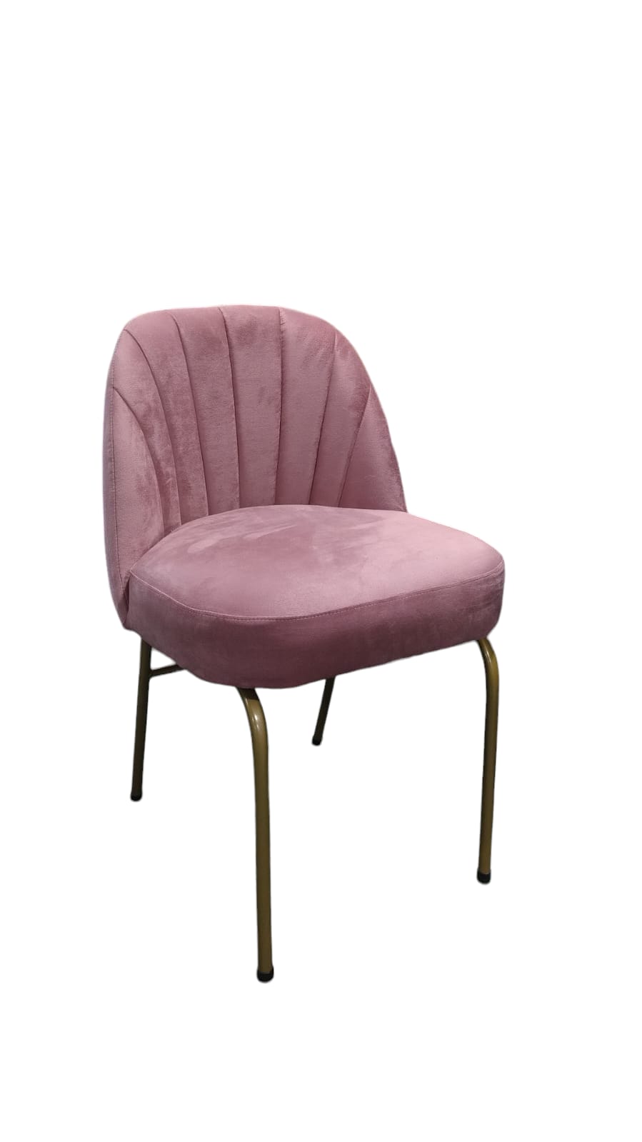 Silla De Comedor Juliet CROMADO Acanalada Pana (Promo Contado!)