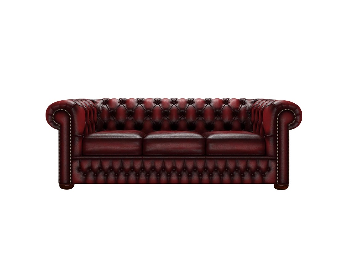 Sillón Chesterfield 3 Cuerpos Cuero 100% Vacuno